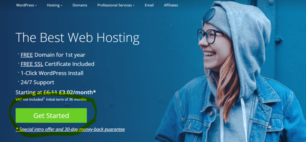 get your blog started with bluehost 1