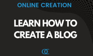 Learn now to create a blog